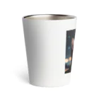 AI Design Labの星を見る猫 Thermo Tumbler