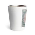 光のパステルアート　Hisaの光のパステルアート　涼しい光 Thermo Tumbler