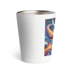 momoart8888のイルカの楽園🐬 Thermo Tumbler