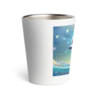 InkCraftsのかわいいイルカ Thermo Tumbler