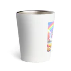 aaammmamのロリ　少女　ピンク髪 Thermo Tumbler