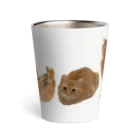 INCO CLUBの整列ねこ Thermo Tumbler