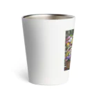 AQUAMETAVERSEの華やかな花が入った花かご　なでしこ1478 Thermo Tumbler