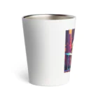 ミリススタイルのドラムを叩くシマリス Thermo Tumbler