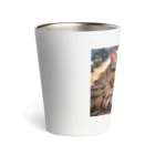 ねむねこのお店のふさふさねこ Thermo Tumbler