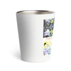 Kazusanの動物たちの行進「Marche pour la vie」バージョン Thermo Tumbler