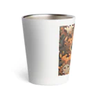 うさぎの足跡の待ちきれない うさぴ Thermo Tumbler