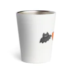 おもち屋さんのハロウィンの仲間たち Thermo Tumbler