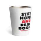 SAIWAI DESIGN STOREのアマビエ （STAY HOME AND READ BOOKS） Thermo Tumbler