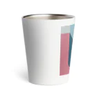 レターオールソーツのGeometric Letter series - Berry Mint 'U' Thermo Tumbler