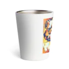 UMEKOtoUNICOのビーグルベビーズ　籠入り　バックプリント Thermo Tumbler