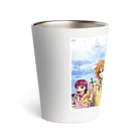 志瓜のSUZURIの帰タピ部 Thermo Tumbler