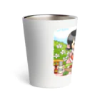 イノシシライフ INOsisiLIFEのふゆゆんとぼさいのの食卓 Thermo Tumbler