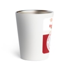 イラスト MONYAAT のCT105 輪切りのリンゴ*bg Thermo Tumbler