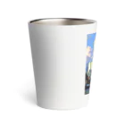 世界の絵画アートグッズのコリン・キャンベル・クーパー 《ハドソン河畔》 Thermo Tumbler