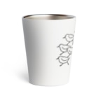 piro piro piccoloのミユビシギ19＋ハマシギ1　black Thermo Tumbler
