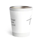 pluie et toi の紅茶派ですのよ、オホホ - white ver. Thermo Tumbler