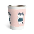 wokasinaiwoのおにぎり祭りハルちゃん Thermo Tumbler