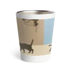 ねこや Ryoko -猫屋 りょうこ-のねこ　心地よいリズム Thermo Tumbler