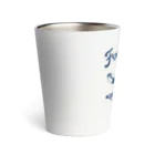 LONESOME TYPE ススのLET'S EAT MORE (NAVY) Thermo Tumbler