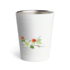 myriad notesのほのぼのりす(草イチゴ2) Thermo Tumbler