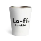 DOKURO GAMERのLo-fi Junkie TUMBLER 【WHITE / SILVER】 サーモタンブラー