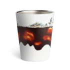 Lepre suzuri-shopの南極コーヒー【タンブラー】 Thermo Tumbler