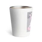 ふんわり動物まーけっと　byすみろんのブログ継続応援しろくまくん Thermo Tumbler