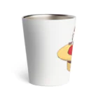 イラスト MONYAAT のスズメがちゅん　あっぷるすとあでちゅん Thermo Tumbler