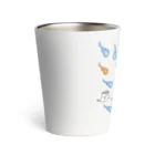 楽猫楽描しげ屋の人魂にゃんこ Thermo Tumbler