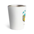 Train Kids! SOUVENIR SHOPの黄色い電車 「 海へ行こう 」 Thermo Tumbler