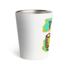 オリジナルデザインTシャツ　SMOKIN'のお出迎えの歓迎わんこ Thermo Tumbler