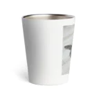 ねこのジゼルのかわいい（背景あり） Thermo Tumbler