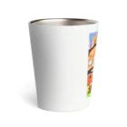 ☆あゆ ころ たろの☆ ハッピーライフの秋のイラストぜつぼうや カラフル Thermo Tumbler