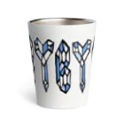 BYBY135ESEのロゴ(鋲嬢) Thermo Tumbler