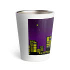 ドット絵アイテムの夜景 Thermo Tumbler