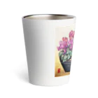 JapaneseArt Yui Shopのシクラメン Thermo Tumbler