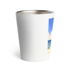 カフェオレの蒼は藍より青く Thermo Tumbler