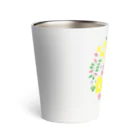 mymykitchenのピンクのお花畑 Thermo Tumbler