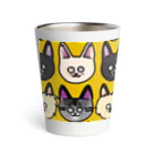 絵描きのunicoのねこのかお Thermo Tumbler