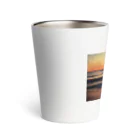 One natureのオレンジ夕日 Thermo Tumbler