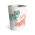 タタナ幻獣館のSWEET TIGERS Thermo Tumbler