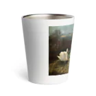 世界の絵画アートグッズのハンス・ザッカ《白鳥の湖で》 Thermo Tumbler
