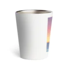 さわくまショップの海と風と女性のイラスト Thermo Tumbler