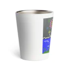 神狐の社の花火大会 Thermo Tumbler