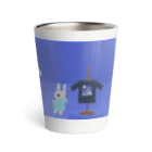 grk0 🌟ウサギのチャとシロ〜時々カッパのTシャツショップ Thermo Tumbler