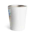 drops.designのネイチャーフラワーインクアート Thermo Tumbler