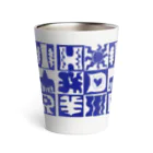 HDIR gathering love のDrawing SUMMER / BLUE Thermo Tumbler