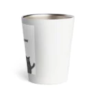 keeeeeep smilingのチョキを習得した猫 Thermo Tumbler