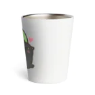 黒NEKOショップのエコな黒猫くろやん Thermo Tumbler